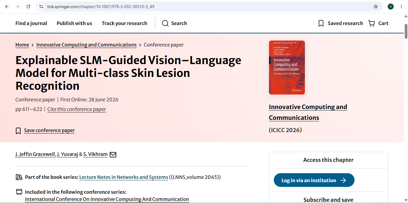 Explainable SLM-Guided VLM for Skin Lesion Recognition